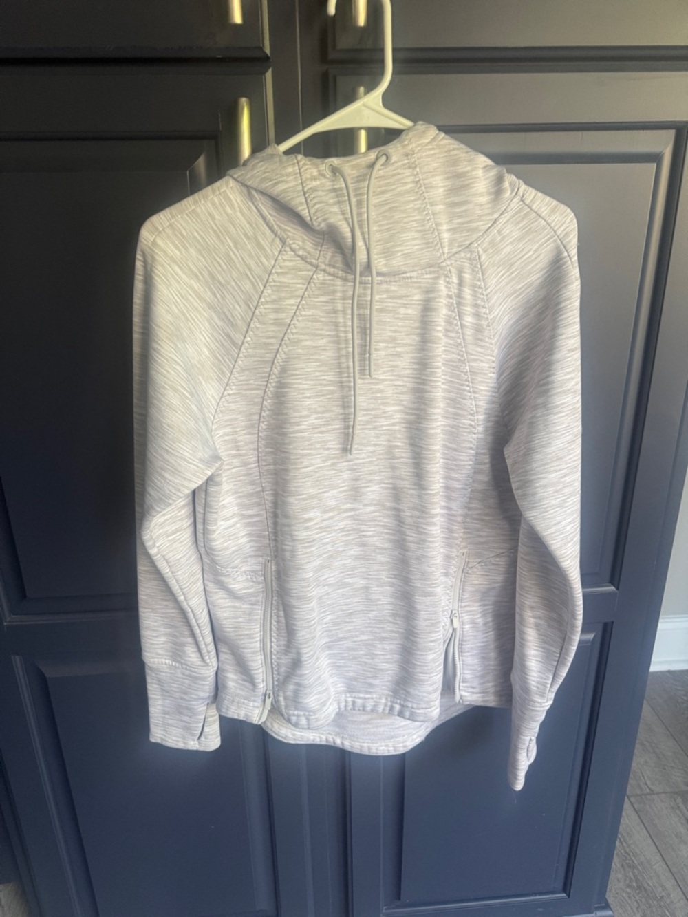 Light Gray Women's Hoodie Sweatshirt